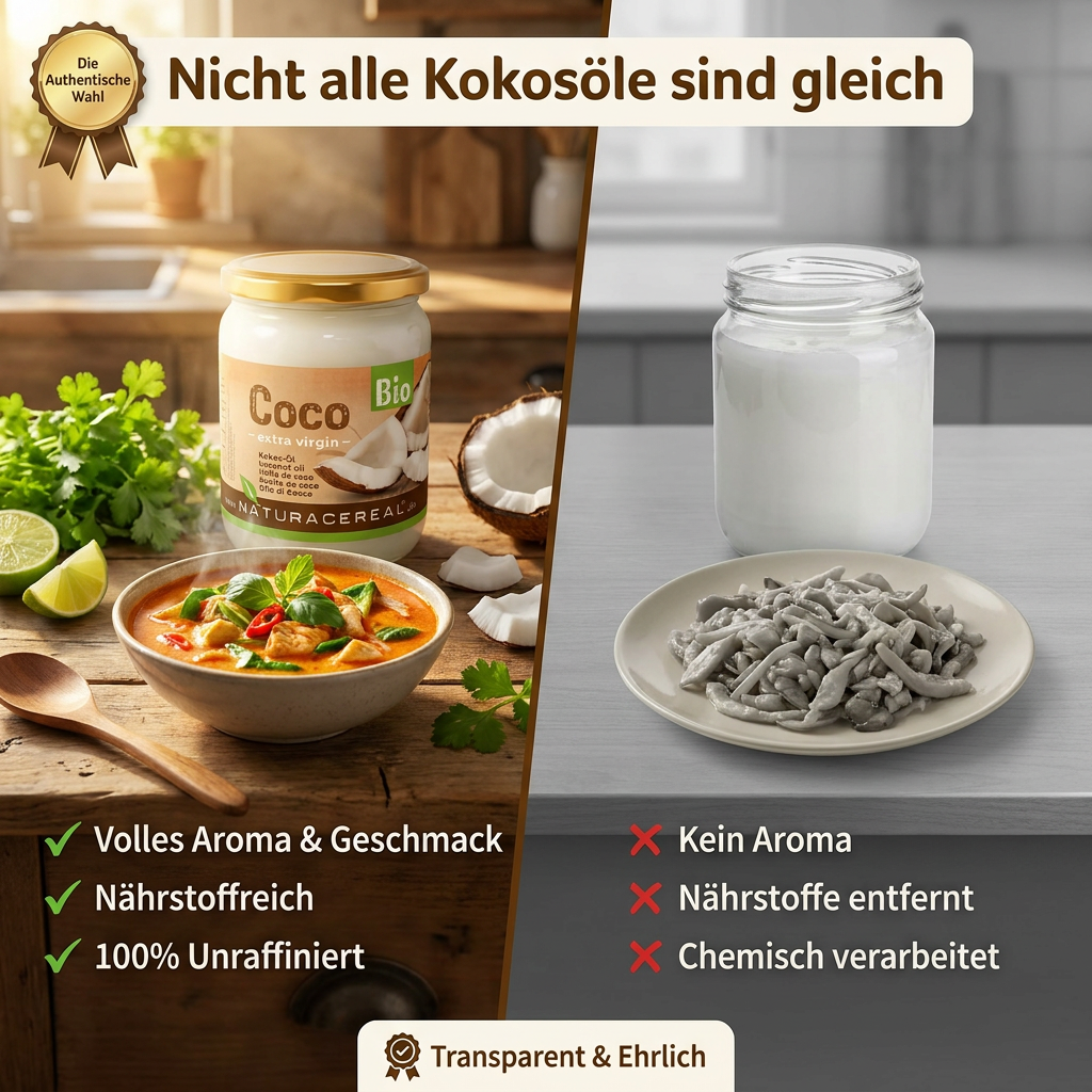Premium Bio-Qualität: Naturacereal Bio Kokosöl 1L im Vorratsglas