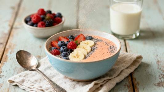 Smoothie-Bowl mit Chiasamen