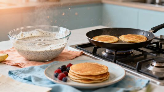 Vegane Chia-Pancakes