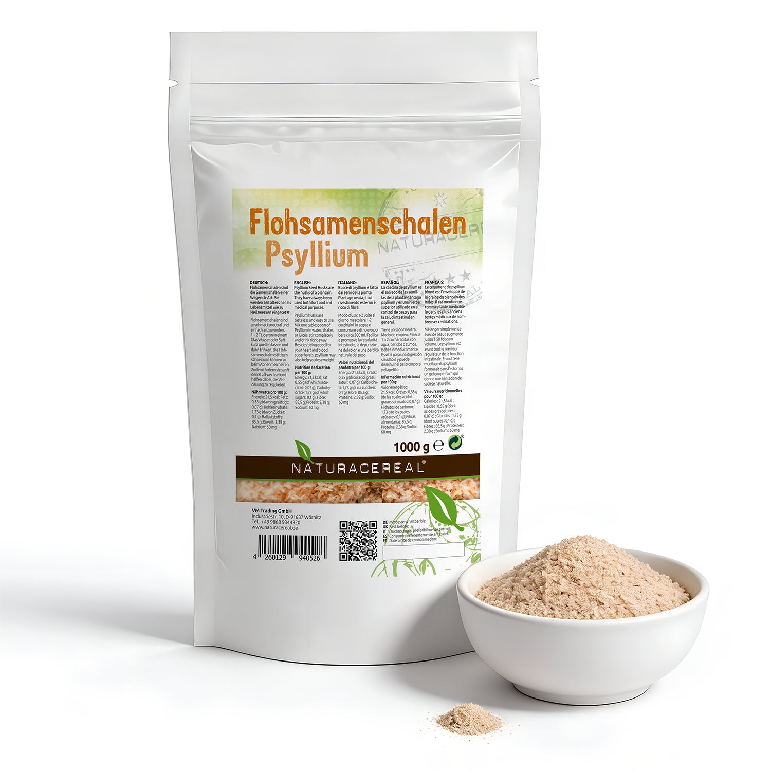 Flohsamenschalen 1 kg