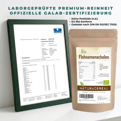 Bio Flohsamenschalen Nährwerte – Ballaststoffe und Quellfähigkeit