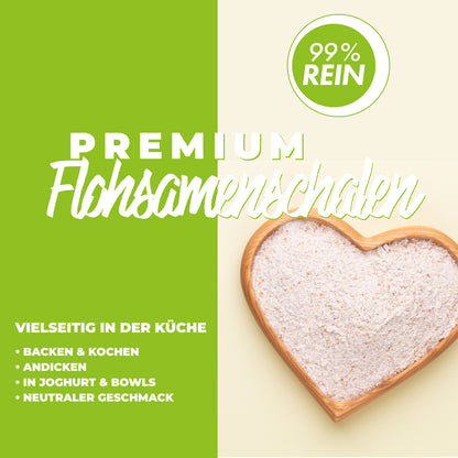 Bio Flohsamenschalen – Plantago ovata in Premium-Qualität