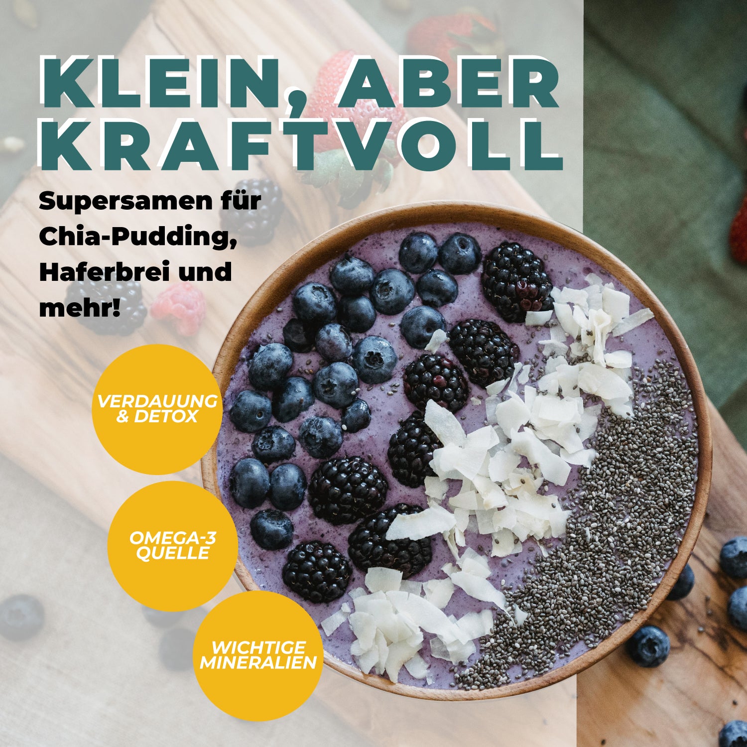 Chia Samen Nährwerte – pflanzliches Protein, Ballaststoffe und Omega-3